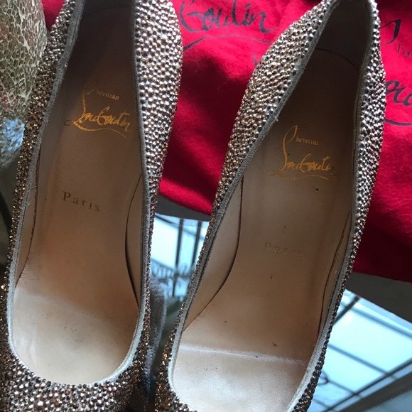 SOLD❤️Christian Louboutin Swarovski Strass 39 - Picture 6 of 8